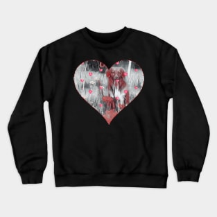 🌻🐶 1 Heartfelt Dog in a Sunflower Field of Love 💛 | Cute Floral Pup Art Crewneck Sweatshirt